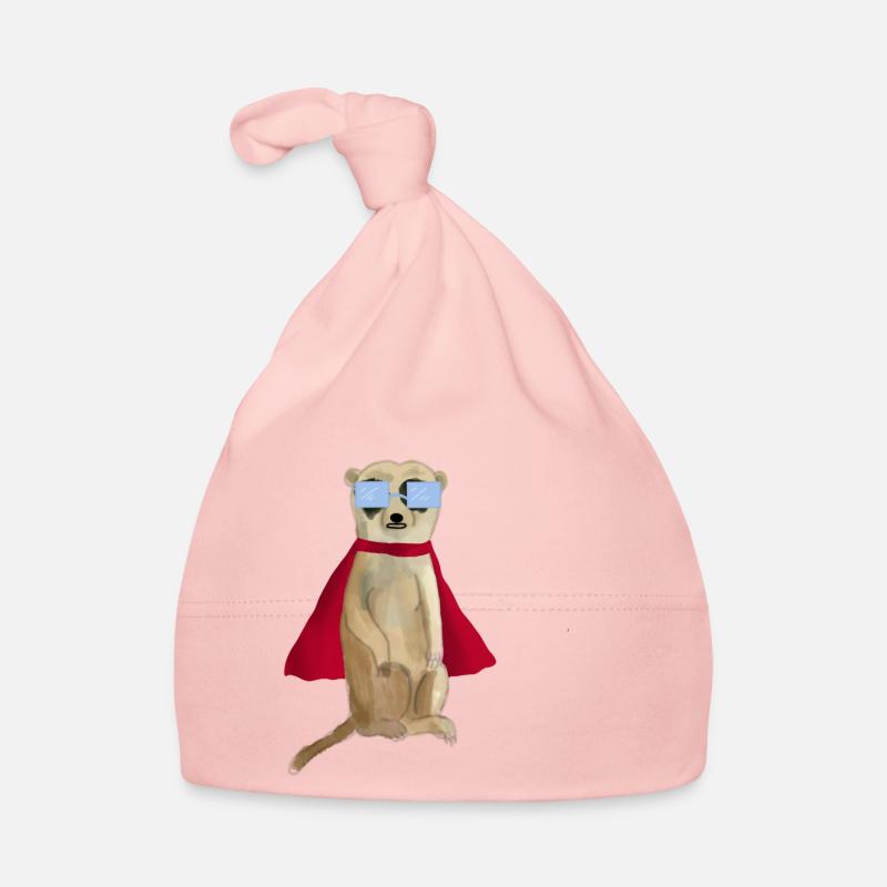 Erdmännchen SuperHero Cool Boy hey fred superheld Baby Bio-Mütze