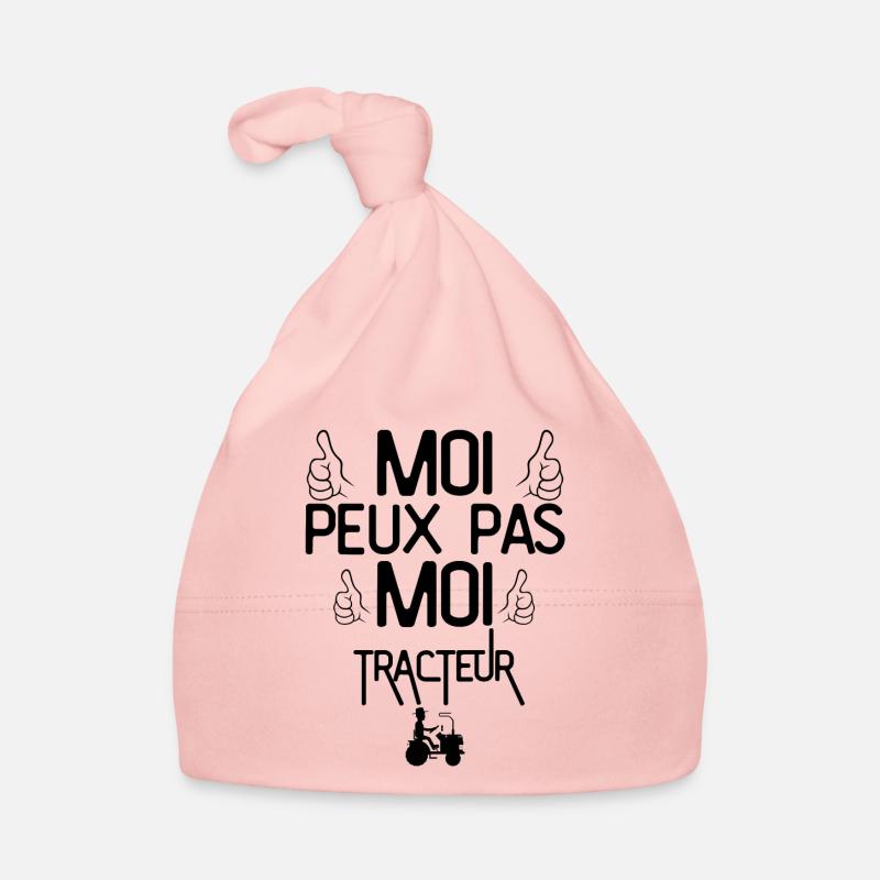 Moi Peux Pas Moi Tracteur Bonnet bio Bébé