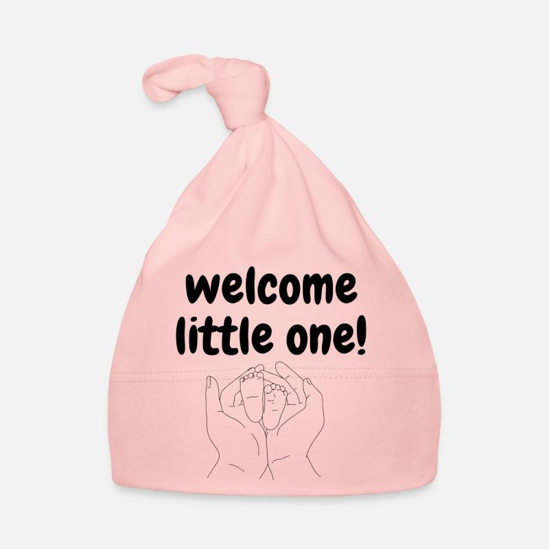 WELCOME LITTLE ONE Geschenkidee Geburt Baby Bio-Mütze