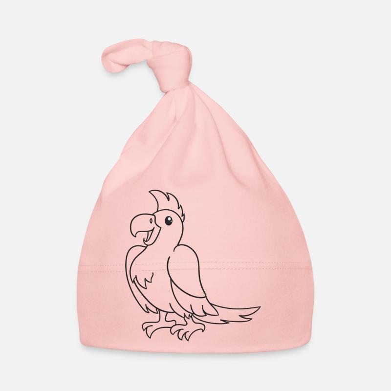Papagei, Vogel, Geschenk, Geschenkidee Baby Bio-Mütze