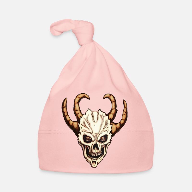 Dämonen Schädel Baby Bio-Mütze