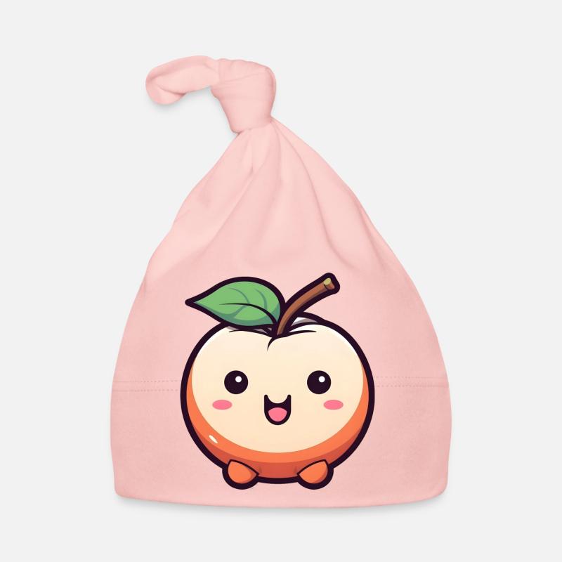 Kawaii Apple Version 2 Bonnet bio Bébé