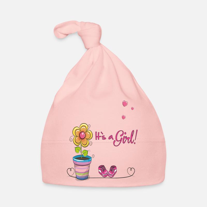 C’est un bébé de fille Bonnet bio Bébé