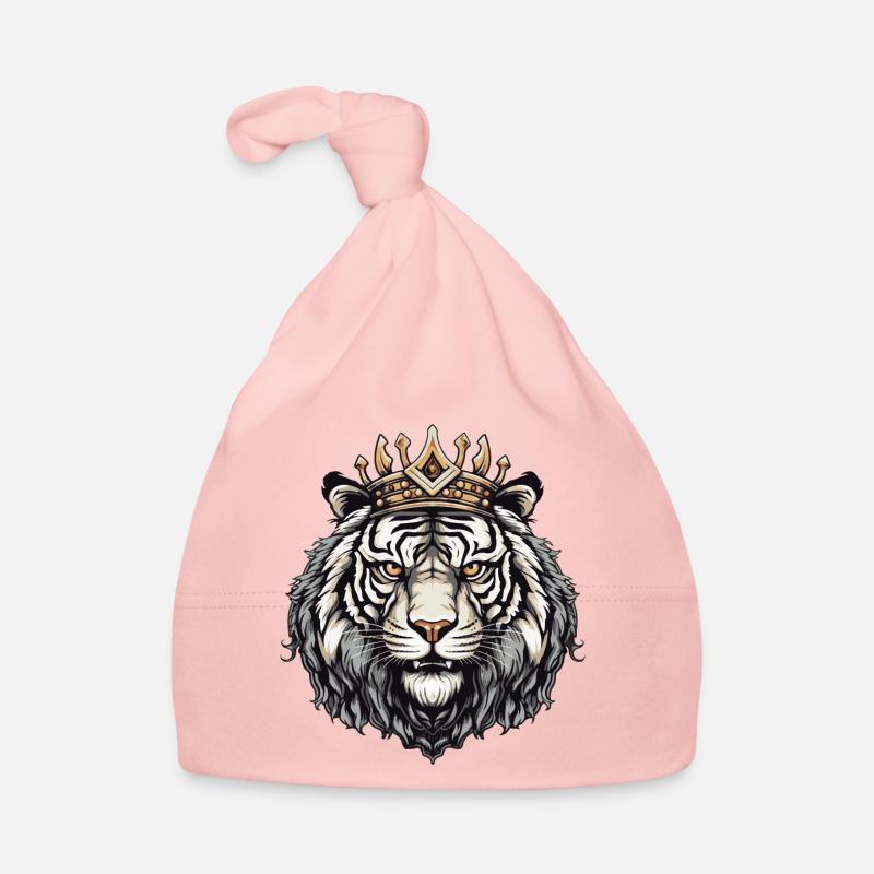 Tiger Krone Tier Baby Bio-Mütze