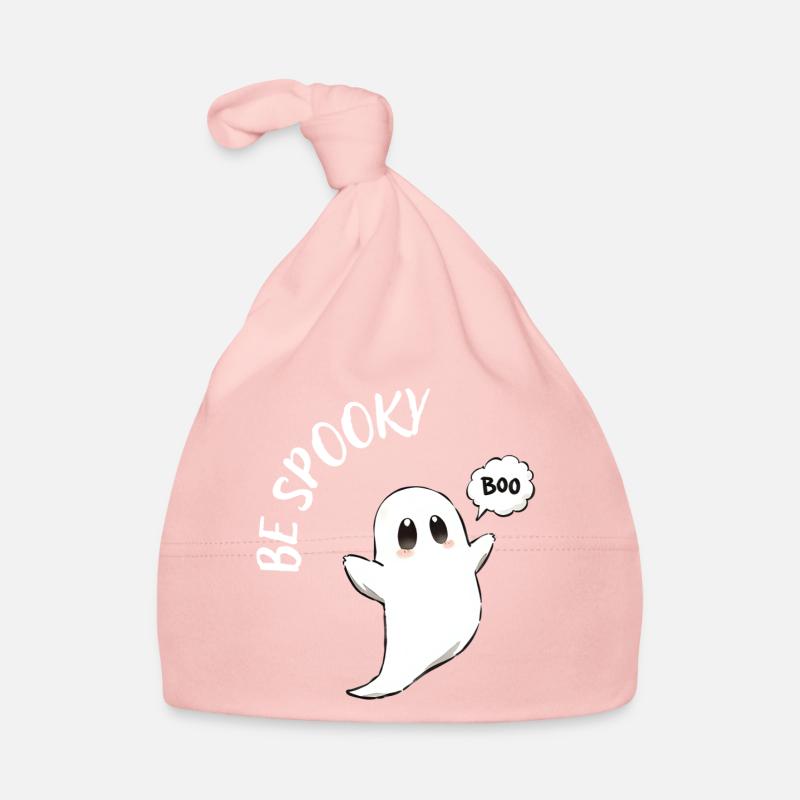 Spukgeist Boo Motiv Baby Bio-Mütze