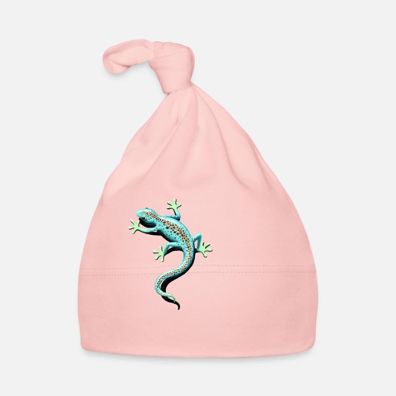 spotted gecko Organic Baby Cap