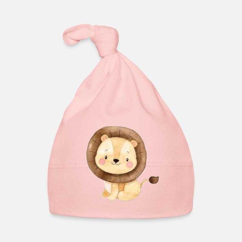 Cute lion Organic Baby Cap