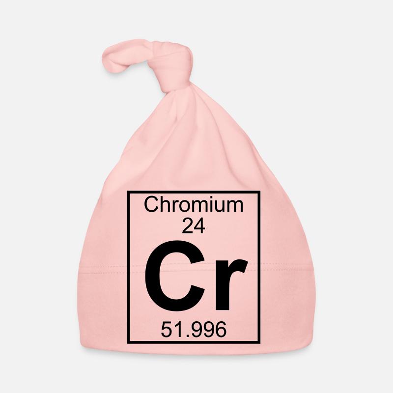 Periodic table element 24 - Cr (chromium) - BIG Bonnet bio Bébé