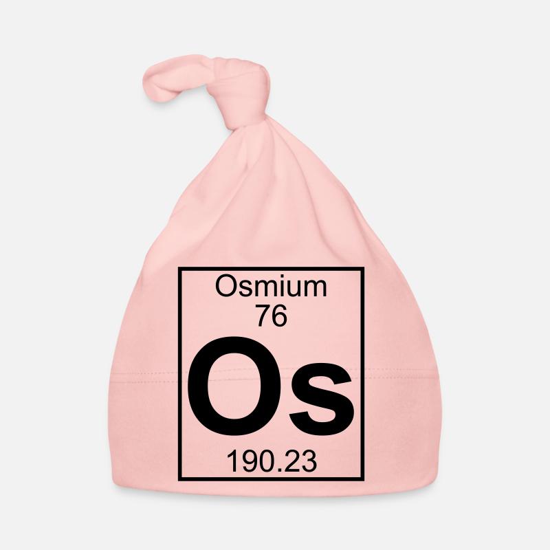 Osmium (Os) (element 76) Organic Baby Cap
