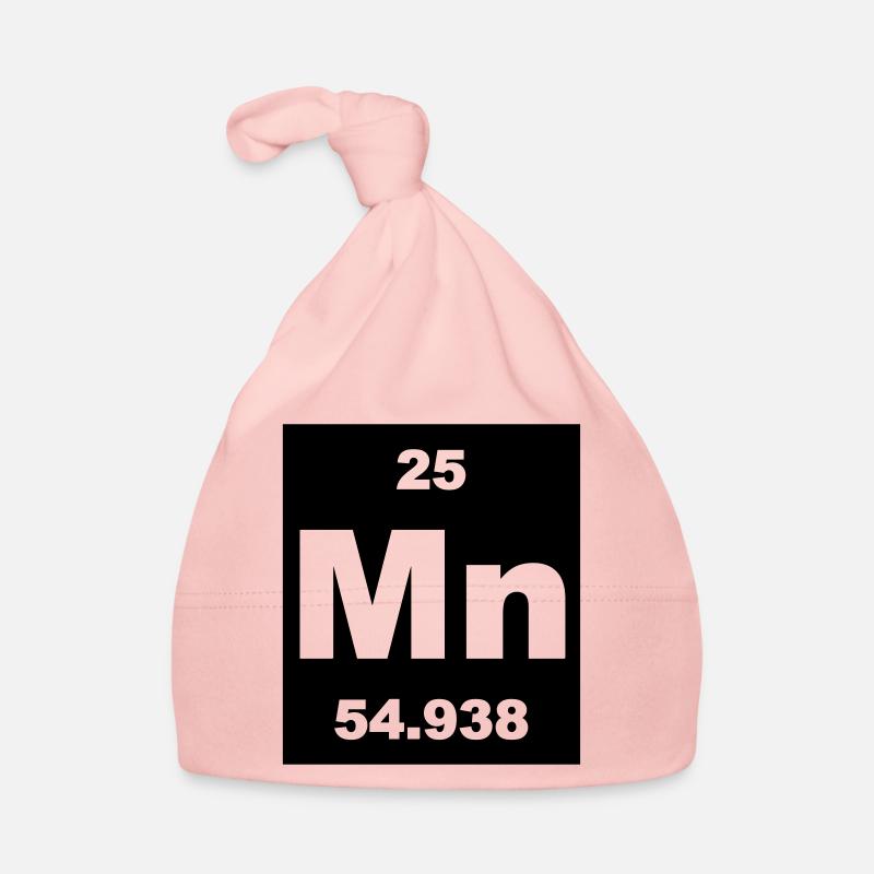 Element 25 - mn (manganese) - Short-inv Bonnet bio Bébé