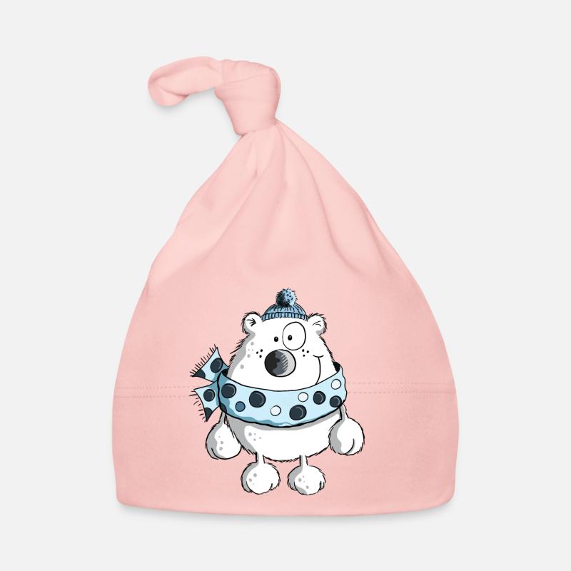 Cuddly Polar Baer- Bears - Winter - Cartoon Organic Baby Cap