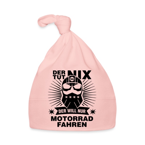 Star Rider Motorrad Motiv - Baby Bio-Mütze
