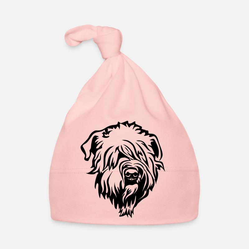 Wheaten Terrier Head Organic Baby Cap