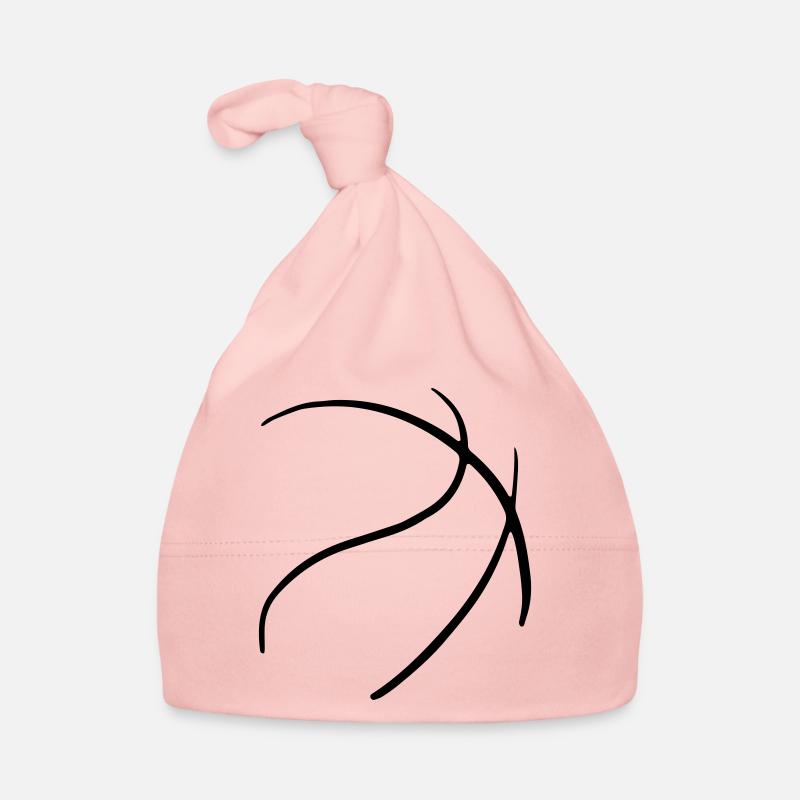 Basketbäll 12 Zeichenfläche 12 Baby Bio-Mütze