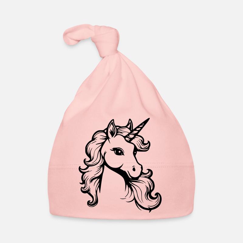 niedliches kleines Einhorn Baby Bio-Mütze