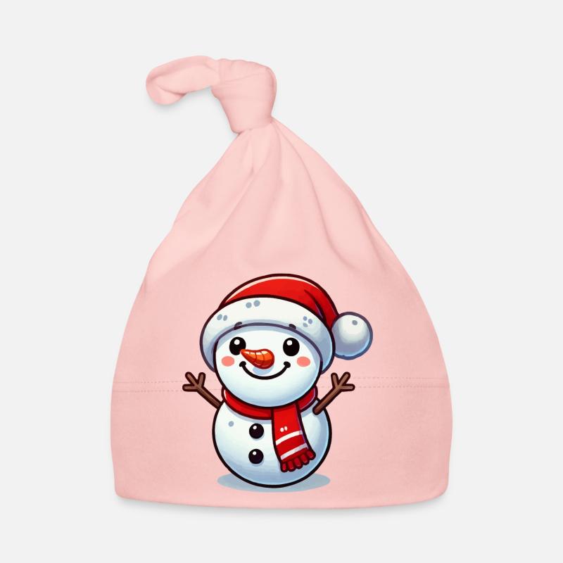 Snowman Baby Bio-Mütze