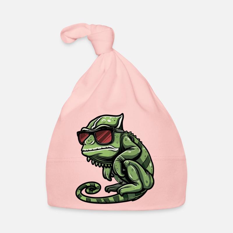 Caméléon - Bonnet bio Bébé - rose