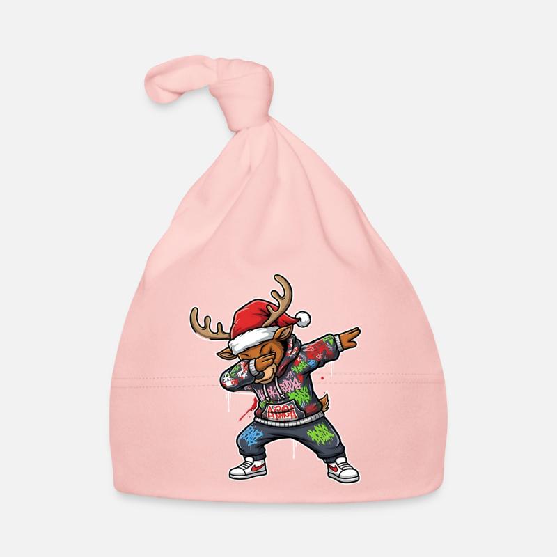 Mode Art de rue de Noël de Noël Bonnet bio Bébé