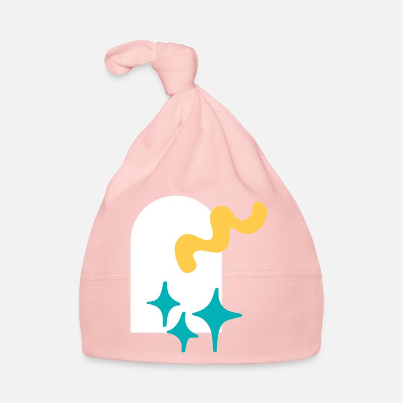 Funkelnde Formen Explosion - Baby Bio-Mütze - Rosa