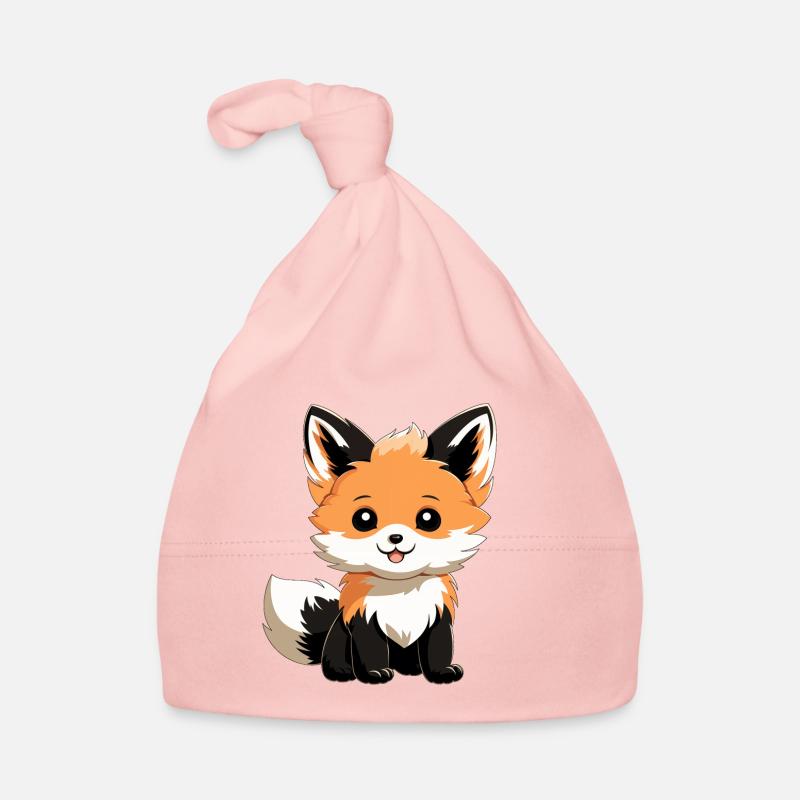 Renard mignon Bonnet bio Bébé