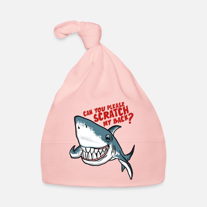 Great White Shark Scratch My Back Baby Bio-Mütze
