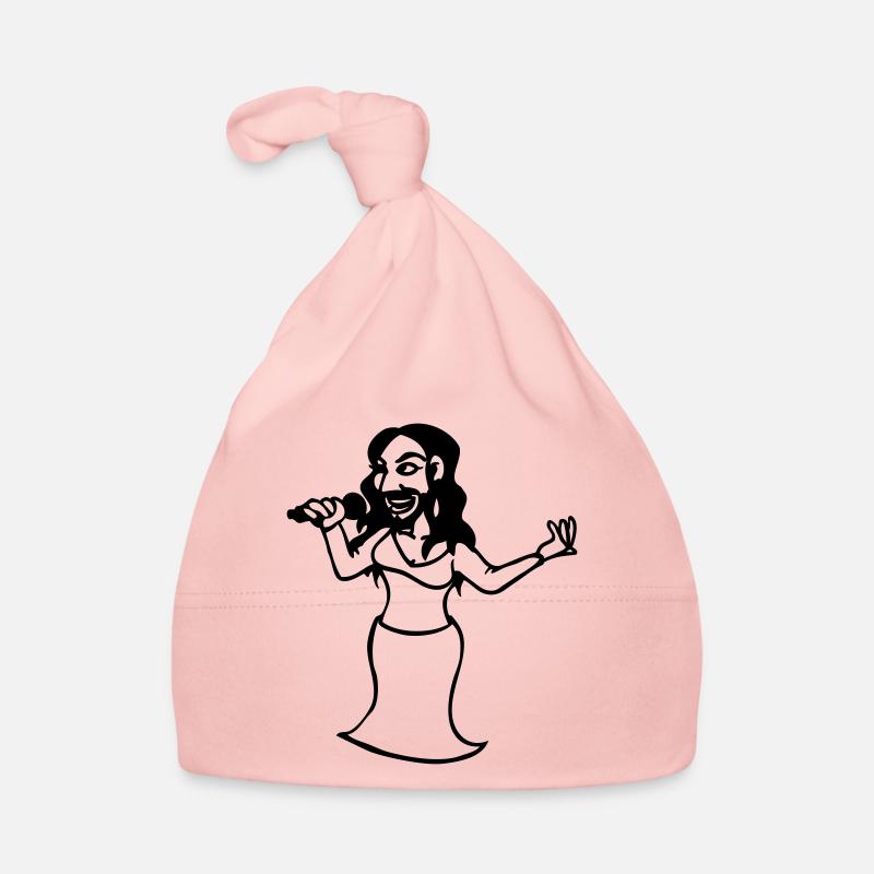 femme a barbe Drag queen travesti Bonnet bio Bébé