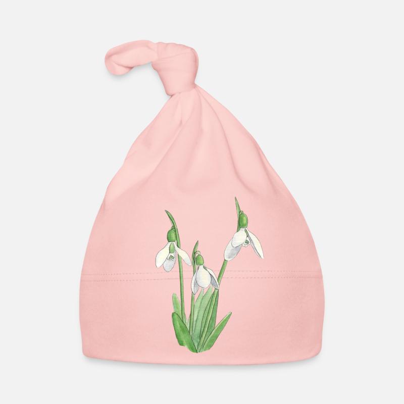 Perce-neige Bonnet bio Bébé