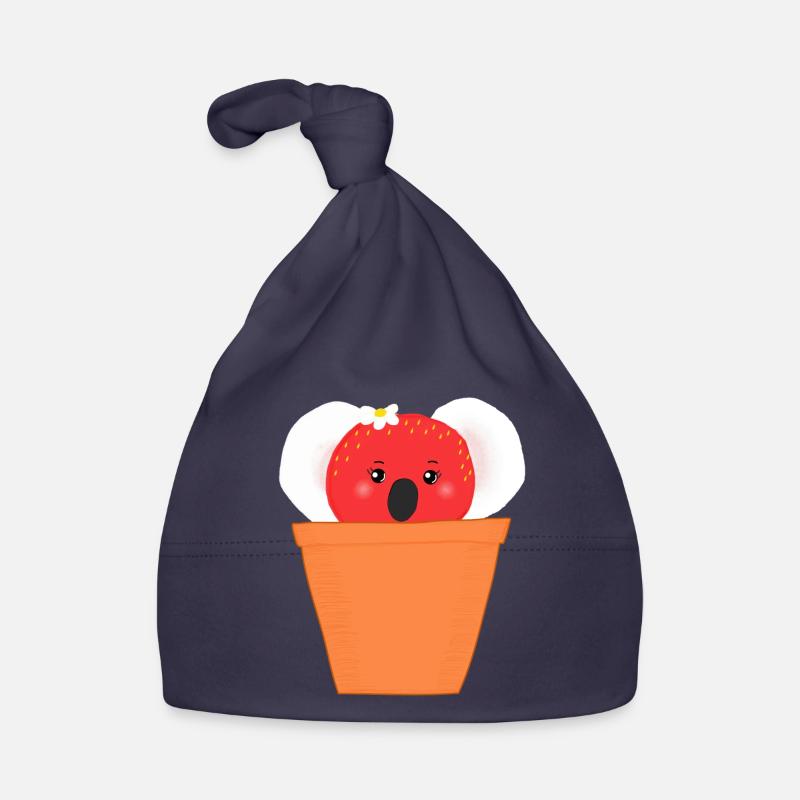strawberry koala Organic Baby Cap