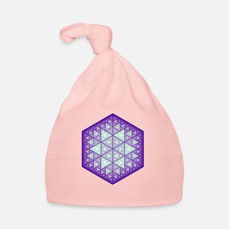 Sierpinski Hexagon Stern Baby Bio-Mütze