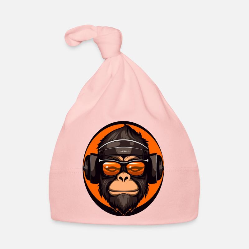 Affe Baby Bio-Mütze