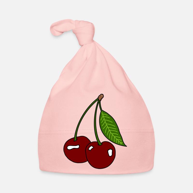 Cherries Organic Baby Cap