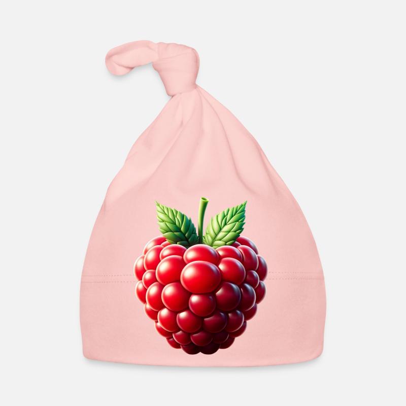 Raspberry Organic Baby Cap