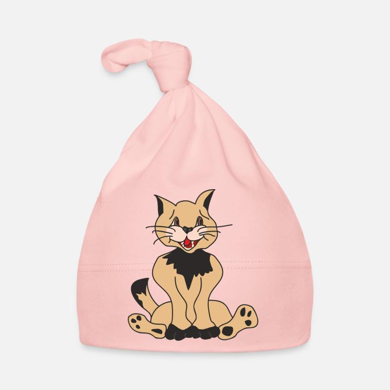 Drôle de chat Bonnet bio Bébé