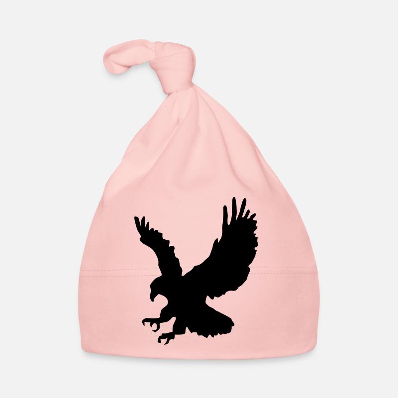 Swooping Hunting Eagle Organic Baby Cap