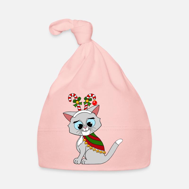 Chat de Noël Bonnet bio Bébé