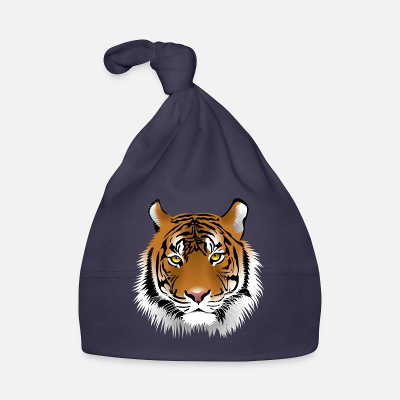Tiger face Organic Baby Cap