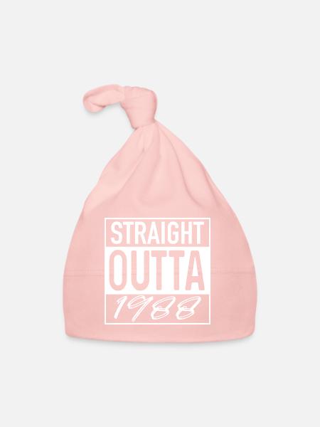 Droit OUTTA 1988 - Bonnet bio Bébé - rose - Devant