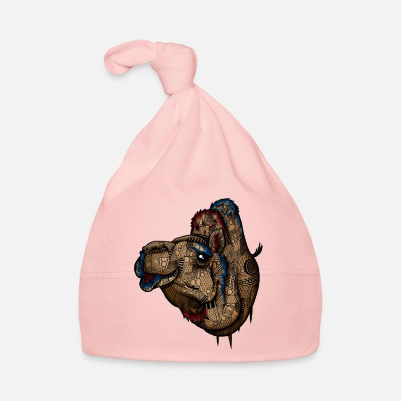 Kamel - Baby Bio-Mütze - Rosa
