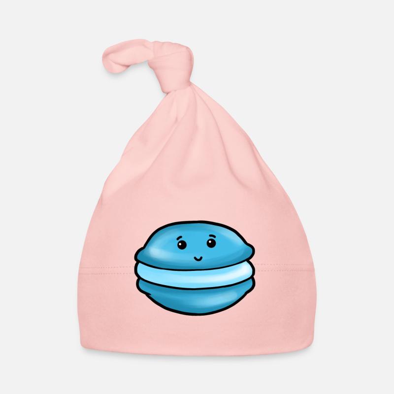 Macarons Kawaii - Biscuits Macarons Français Bonnet bio Bébé