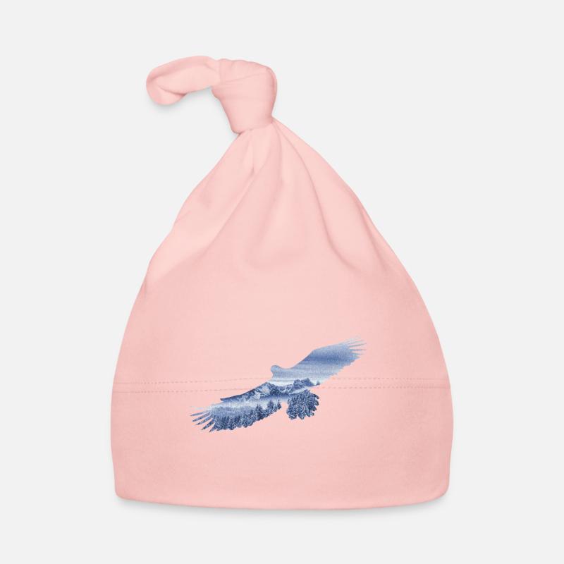 Soar like an Eagle - Baby Bio-Mütze - Rosa