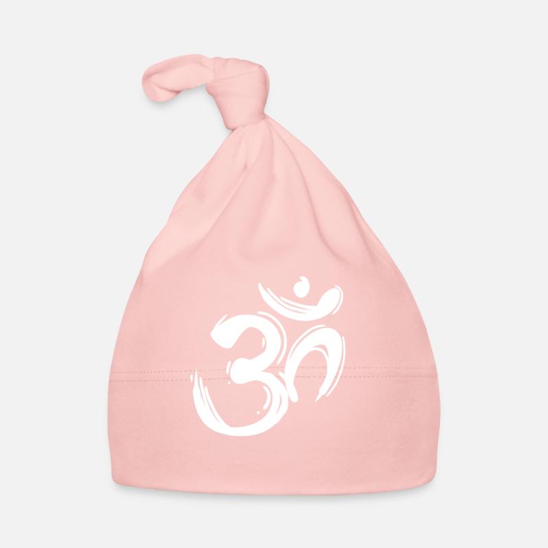 OM Sign - OM Symbol Organic Baby Cap