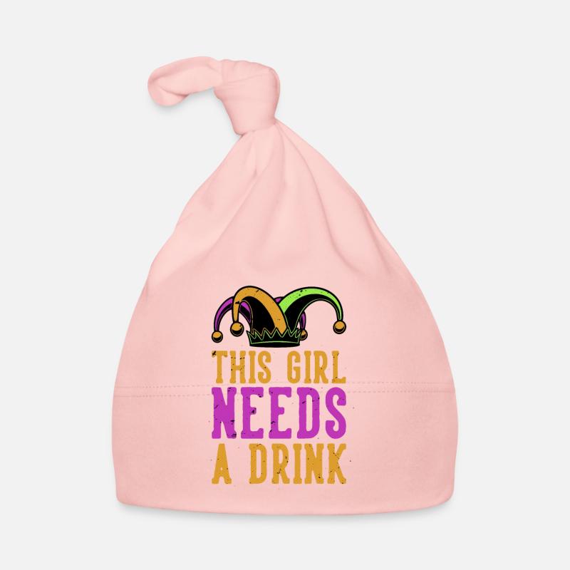 this girl needs a drink Organic Baby Cap