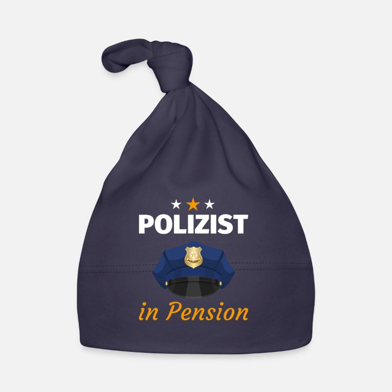 Polizei Polizist Polizeiauto Blaulicht Jungs Mann Baby Bio-Mütze