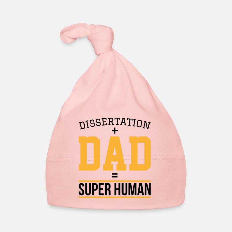 Dissertation dad Phd Student Geschenk Baby Bio-Mütze