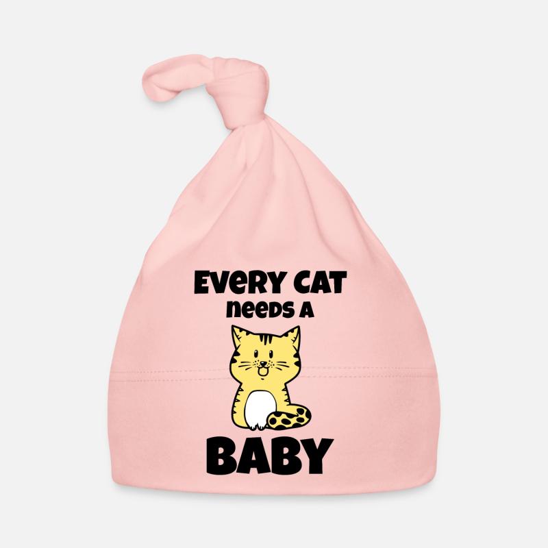 Chaque chat a besoin d’un bébé chats Strampler Miau Bonnet bio Bébé