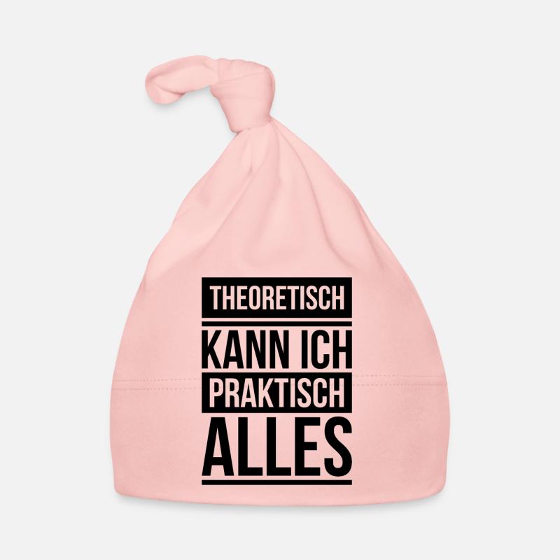 Theoretisch praktisch Schule Geschenk Abschluss Baby Bio-Mütze
