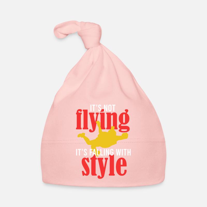 Le parachutisme n’est pas voler, c’est une chute Bonnet bio Bébé