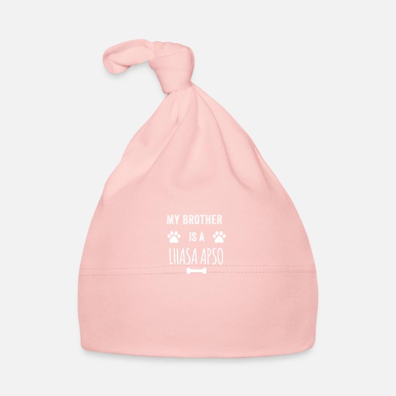 Mon frère est un chien drôle de Lhassa Apso Bonnet bio Bébé