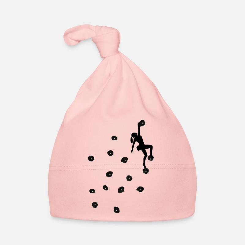 Escalade de bloc Black Boulder Poignées Femme - Bonnet bio Bébé - rose