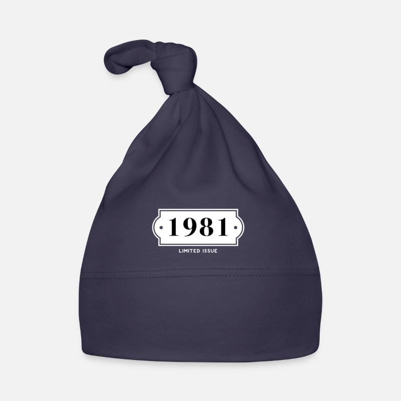 Drôle d’anniversaire numéro limité 1981 Bonnet bio Bébé